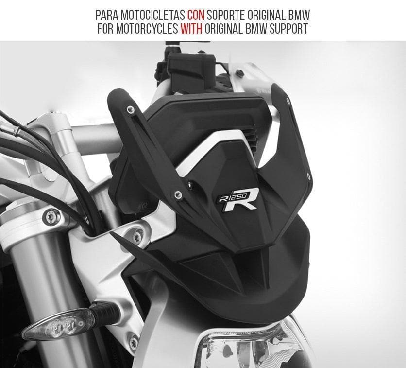 Puig Sport Screen | Dark Smoke | BMW R 1250 R 2019>Current (With BMW screen support)-Screens-Pyramid Motorcycle Accessories