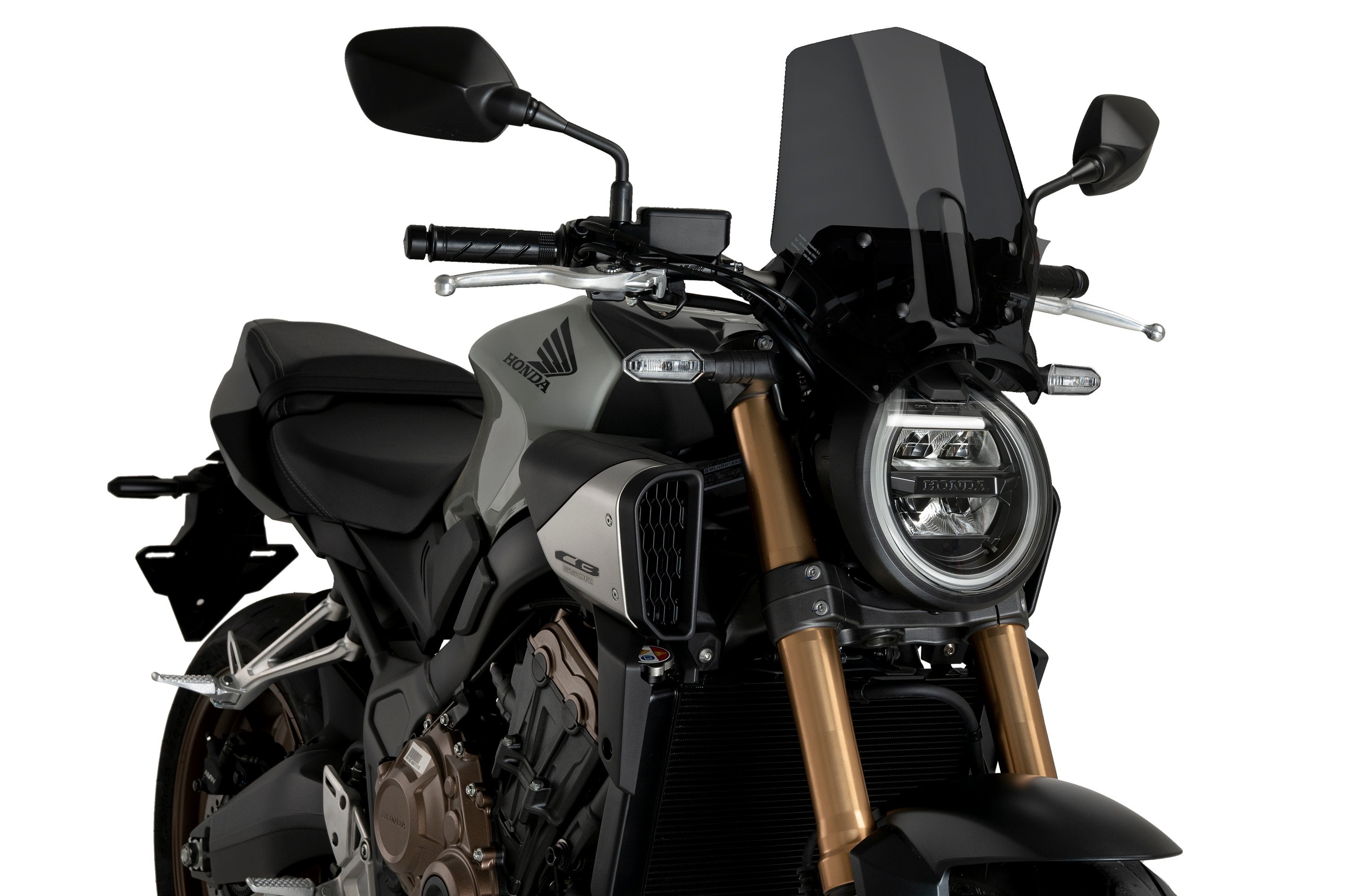 Puig Sport Screen | Dark Smoke | Honda CB 650 R 2024>Current -  Shop name