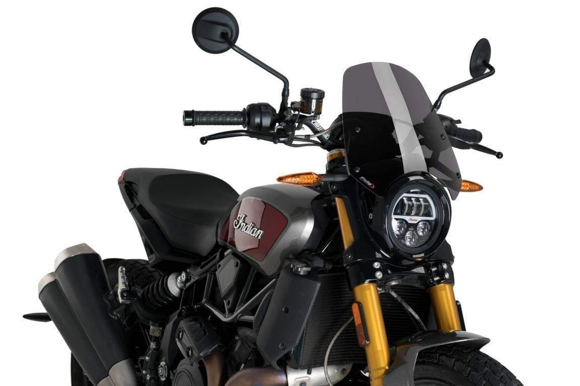 Puig Sport Screen | Dark Smoke | Indian FTR 1200/S 2019>2022 -  Shop name
