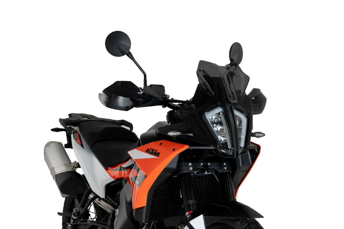 Puig Sport Screen | Dark Smoke | KTM 790/890 Adventure 2023>Current-M21610F-Screens-Pyramid Motorcycle Accessories