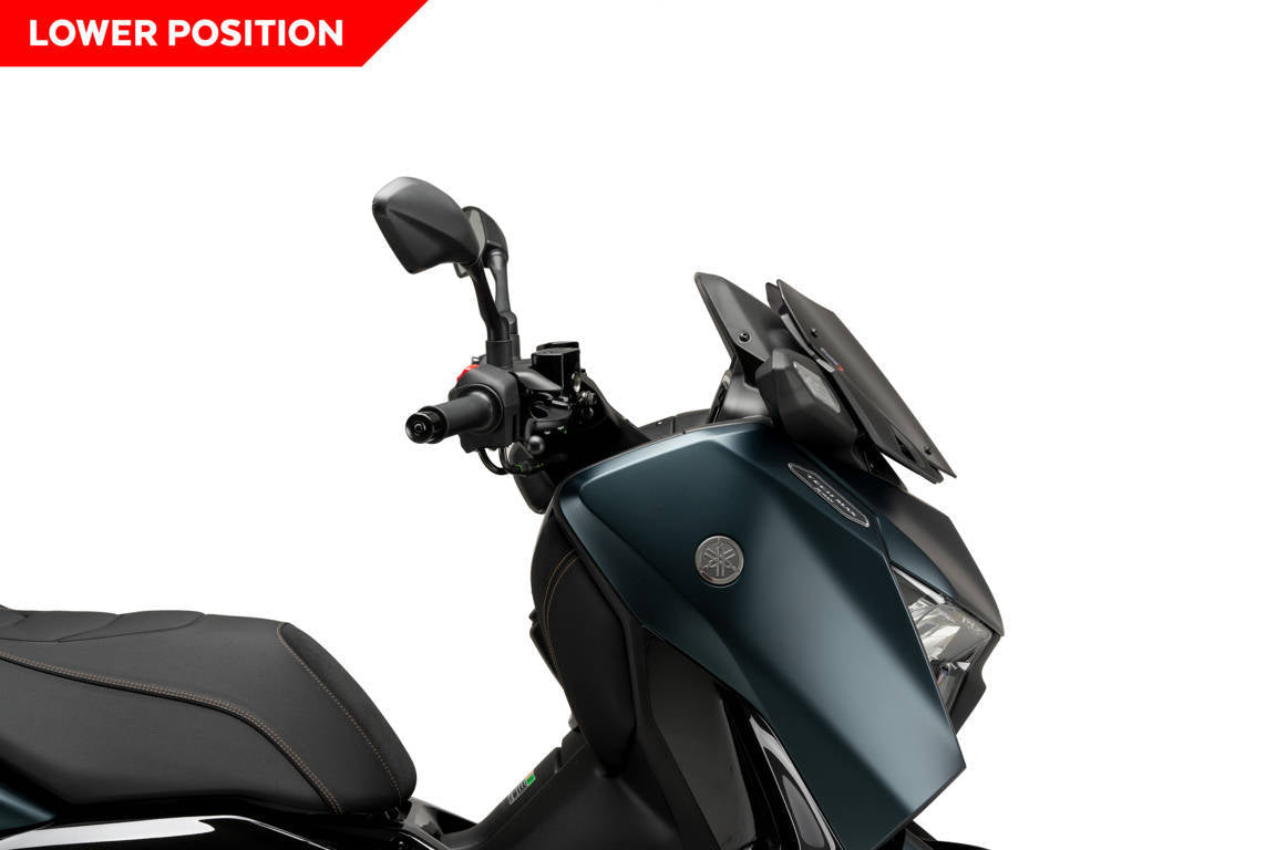 Puig Sport Screen | Dark Smoke | Yamaha XMAX 125/300 2023>Current-M21744F-Screens-Pyramid Motorcycle Accessories