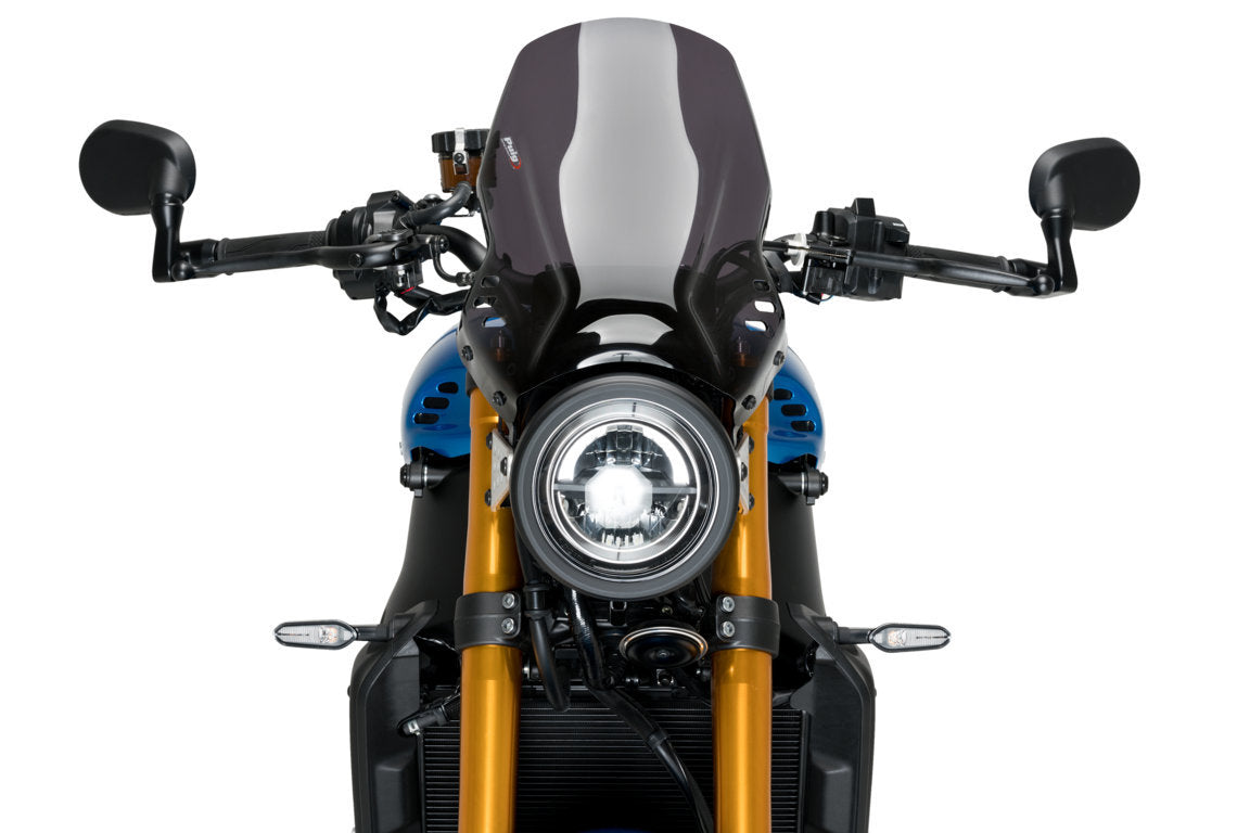 Puig Sport Screen | Dark Smoke | Yamaha XSR900 2022>Current-Screens-Pyramid Motorcycle Accessories