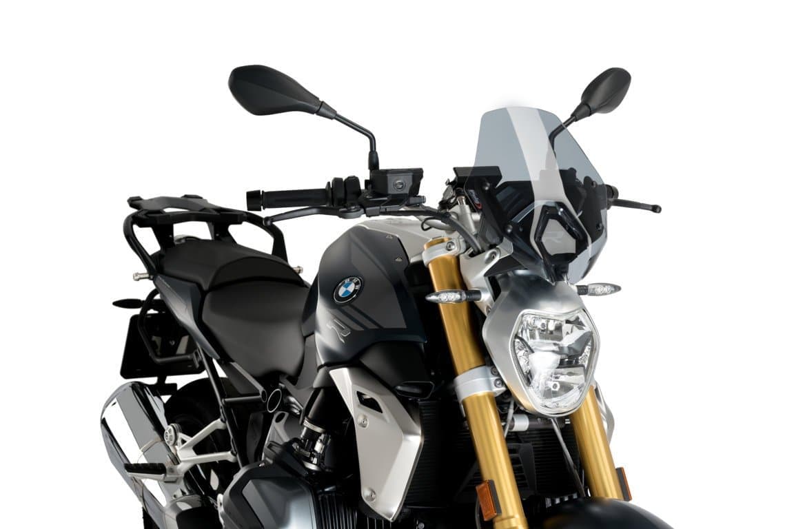 Puig Sport Screen | Light Smoke | BMW R 1250 R 2019>2022 (Without BMW screen support) -  Shop name