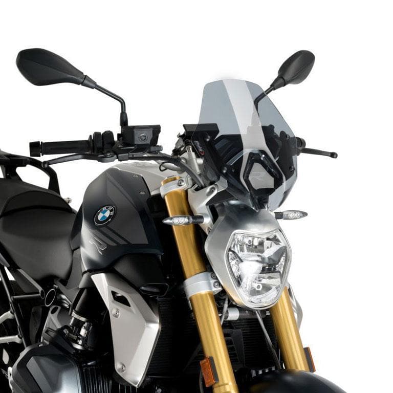 Puig Sport Screen | Light Smoke | BMW R 1250 R 2019>Current (With BMW screen support) -  Shop name