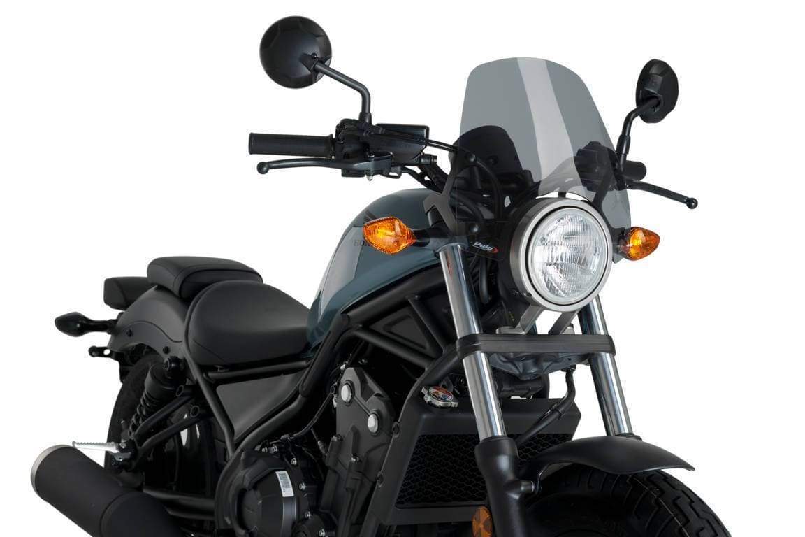 Puig Sport Screen | Light Smoke | Honda CMX 300 Rebel 2017>Current-Screens-Pyramid Motorcycle Accessories