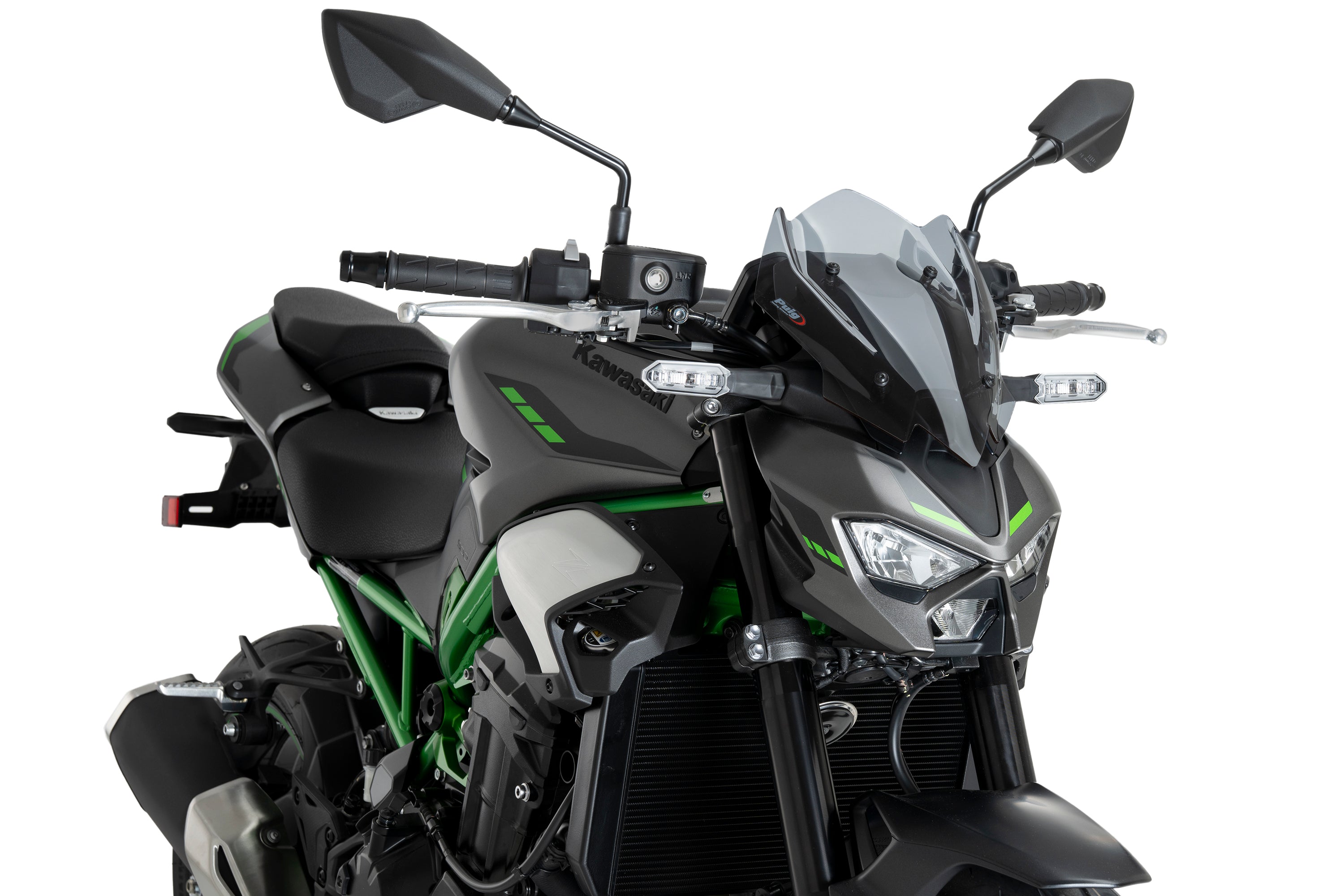 Puig Sport Screen | Light Smoke | Kawasaki Z 900/SE 2025>Current-Screens-Pyramid Motorcycle Accessories