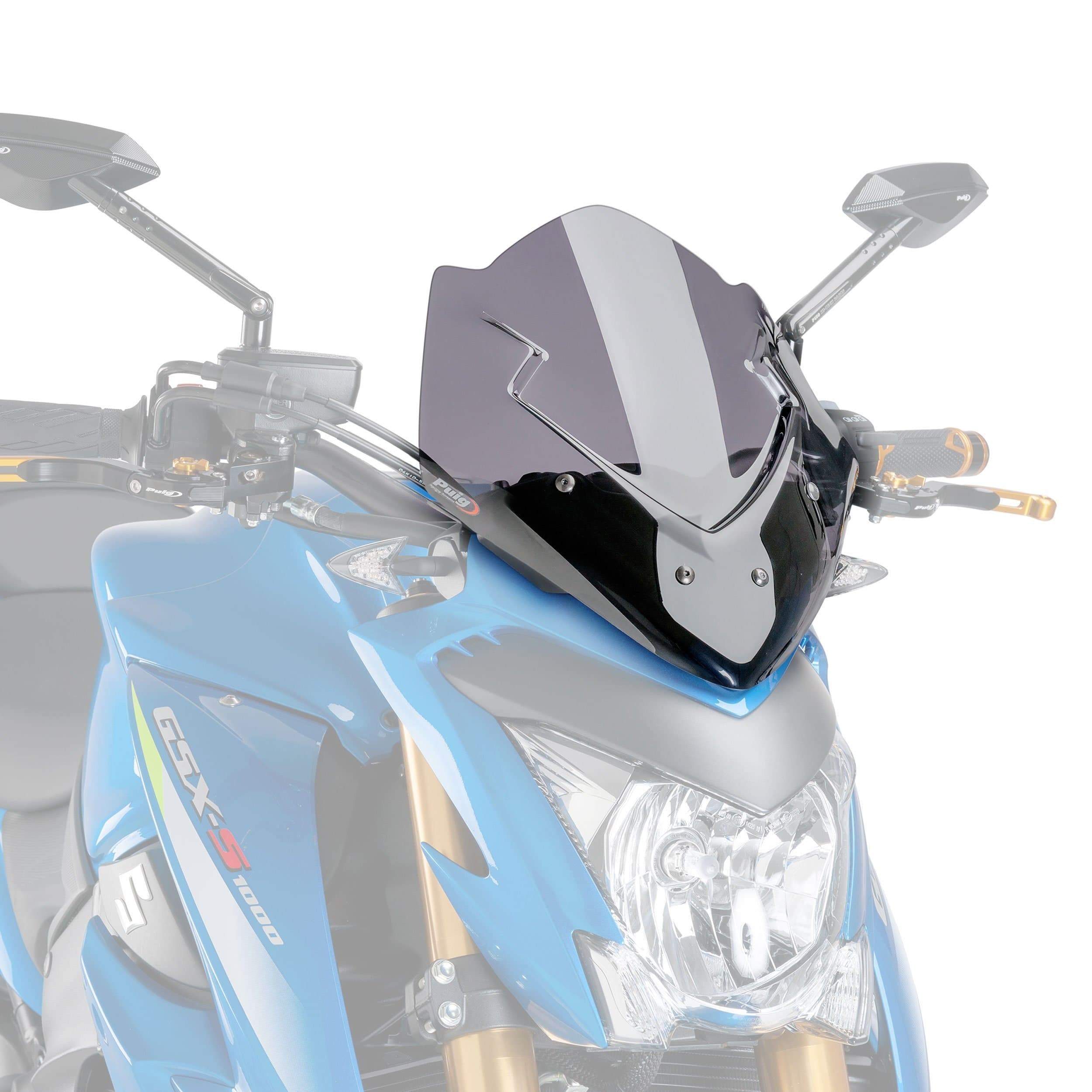 Puig Sport Screen | Light Smoke | Suzuki GSX-S 1000 2015>2020-M7653H-Screens-Pyramid Motorcycle Accessories