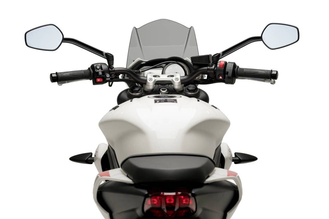 Puig Sport Screen | Light Smoke | Triumph Street Triple 765 S 2020>2021-M20432H-Screens-Pyramid Motorcycle Accessories