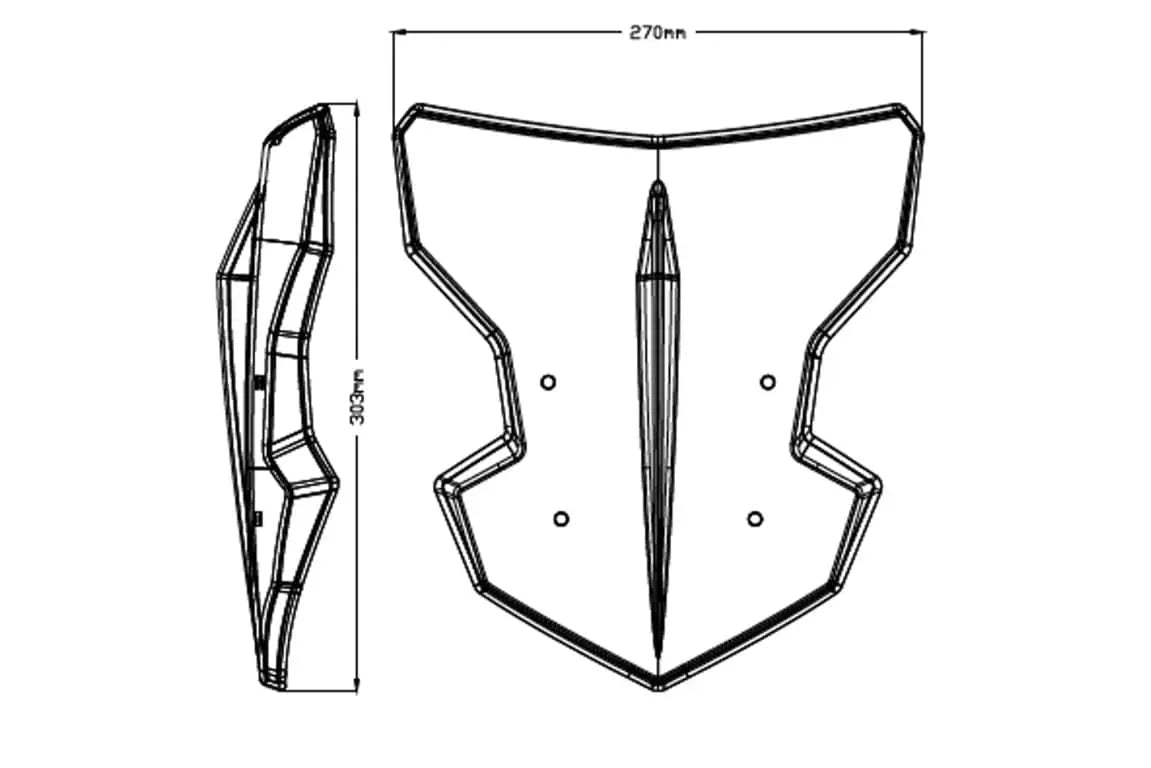 Puig Sport Screen | Light Smoke | Yamaha MT-125 2020>Current -  Shop name