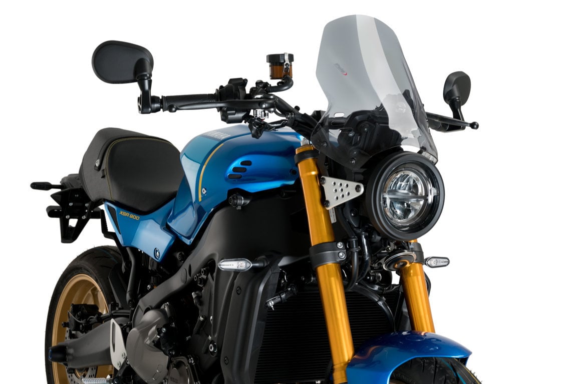 Puig Sport Screen | Light Smoke | Yamaha XSR900 2022>Current-M21431H-Screens-Pyramid Motorcycle Accessories