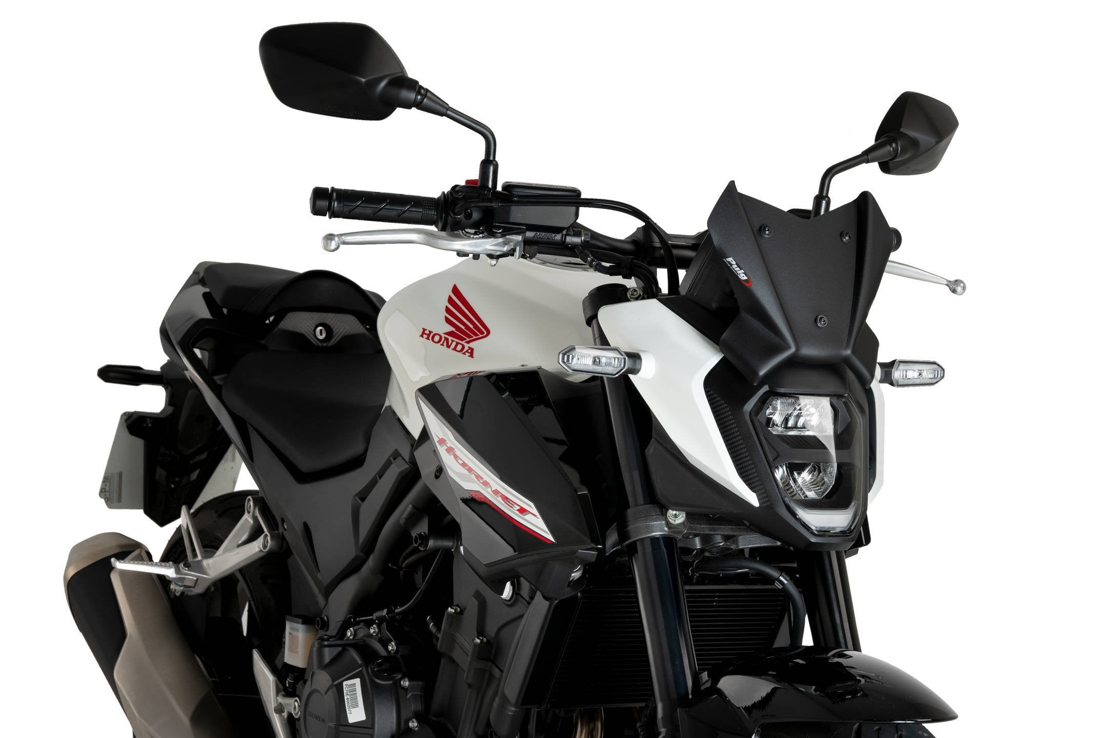 Puig Sport Screen | Matte Black (Opaque) | Honda CB500 Hornet 2024>Current -  Shop name