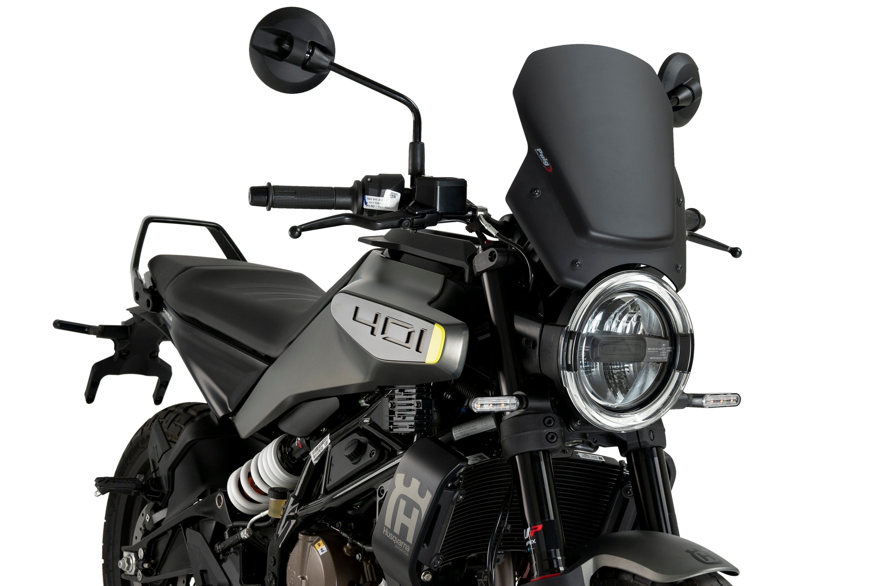 Puig Sport Screen | Matte Black (Opaque) | Husqvarna Svartpilen 125/401 2024>Current -  Shop name
