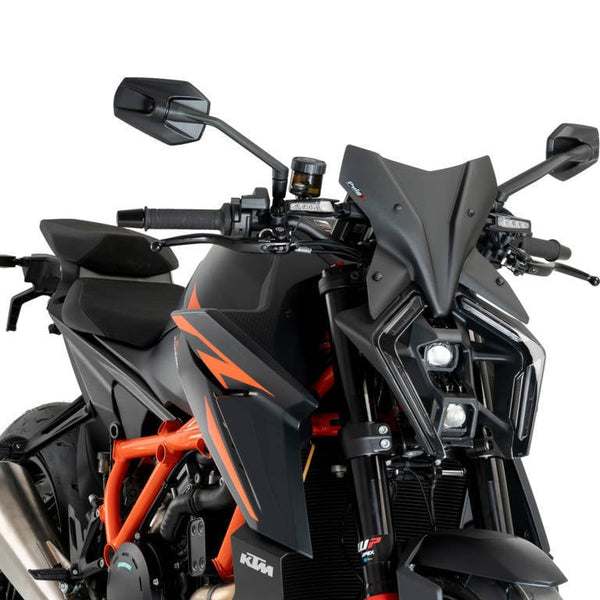 Puig Sport Screen | Matte Black (Opaque) | KTM 1390 Super Duke R Inc.