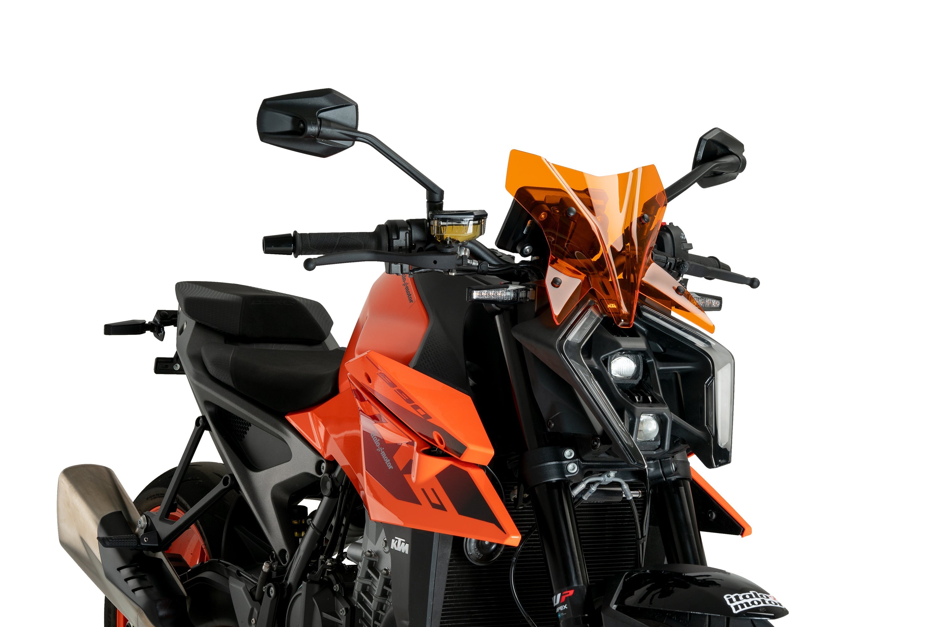 Puig Sport Screen | Orange | KTM 990 Duke 2024>Current -  Shop name