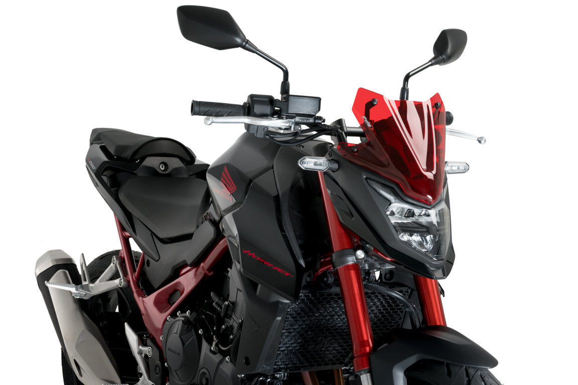 Puig Sport Screen | Red | Honda CB750 Hornet 2023>2024 -  Shop name