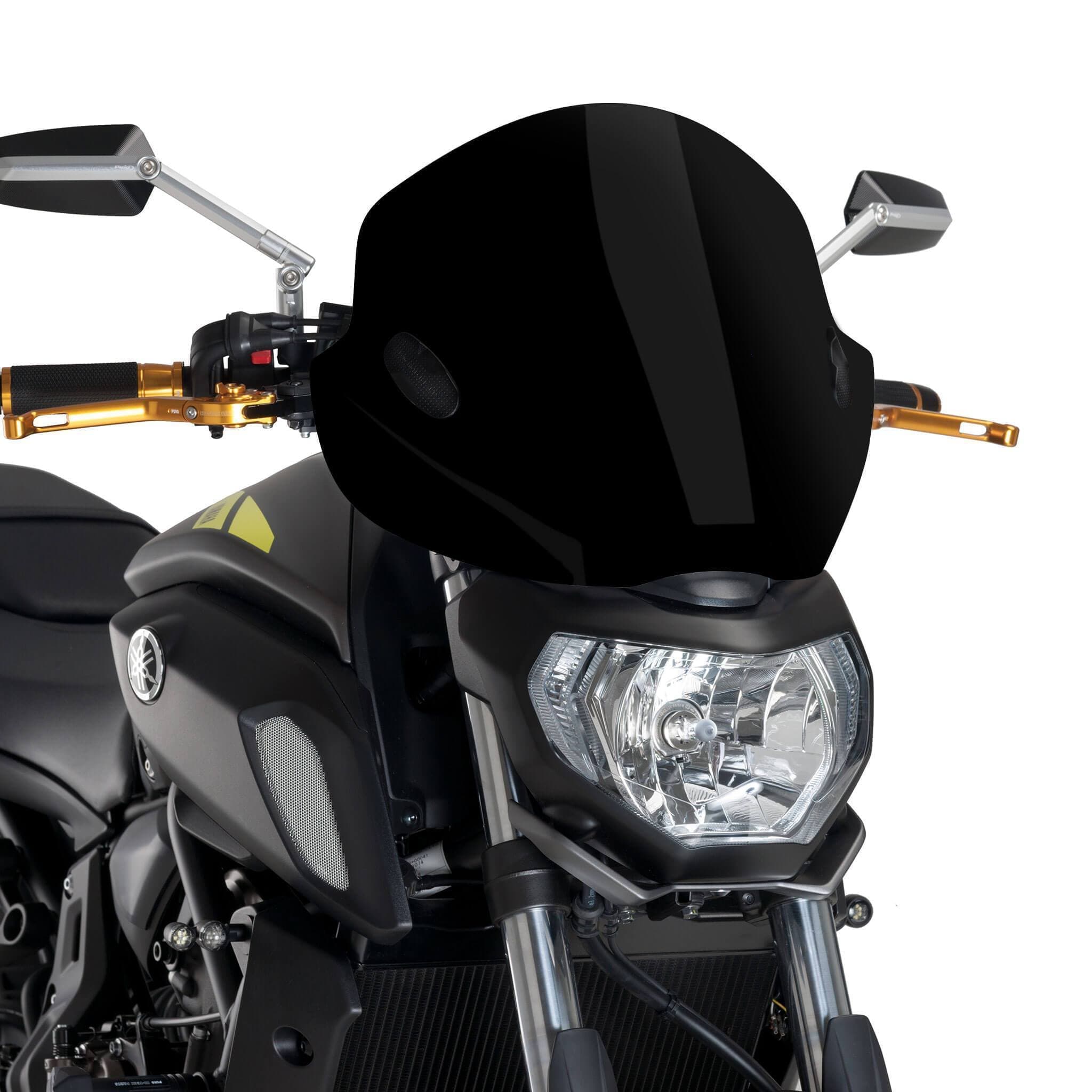 Puig Stream Screen | Black (Opaque) | Suzuki SV650 2003>2006-M5022N-Screens-Pyramid Motorcycle Accessories