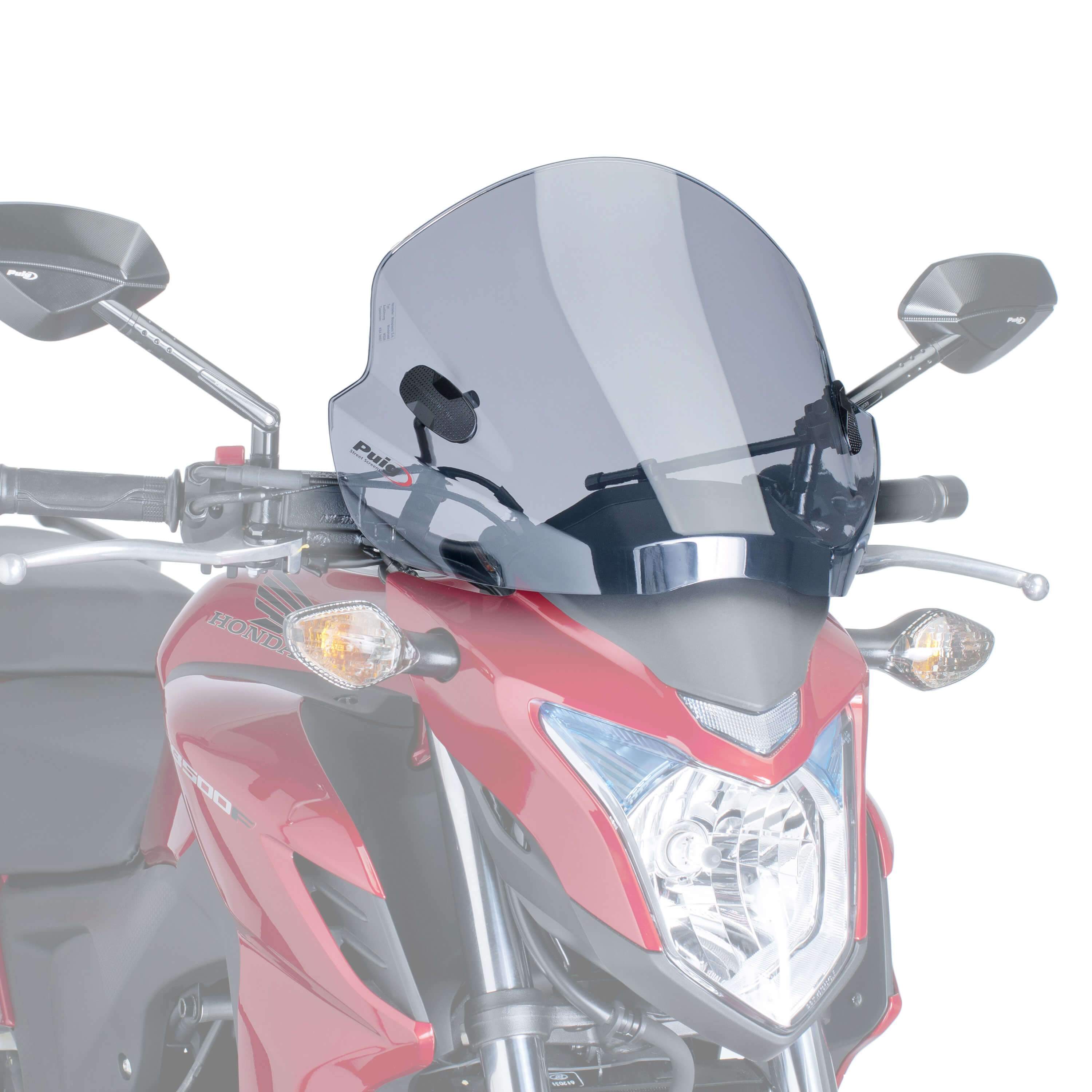 Puig Stream Screen | Light Smoke | Suzuki SV650 2003>2006-Screens-Pyramid Motorcycle Accessories