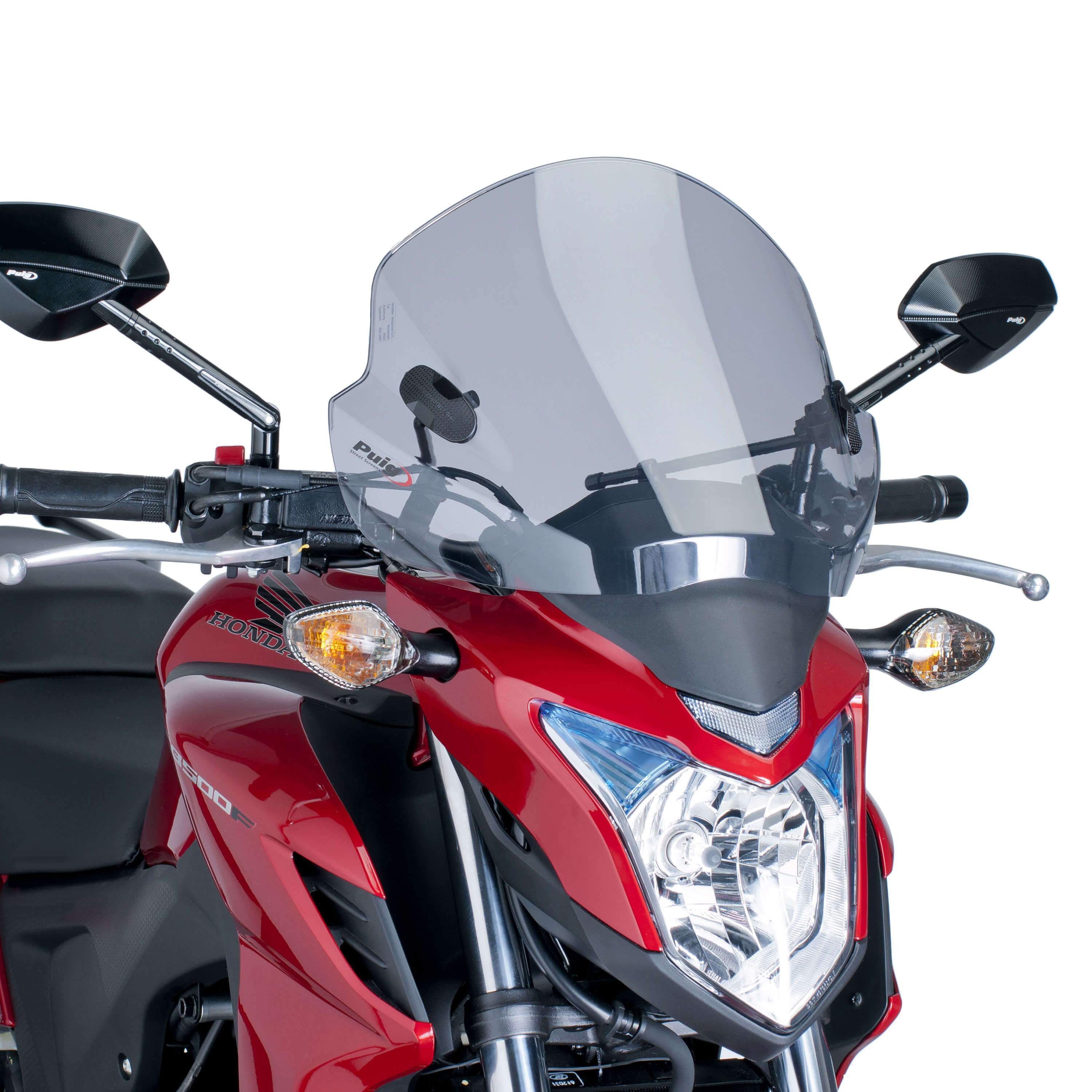 Puig Stream Screen | Light Smoke | Suzuki SV650 2003>2006-Screens-Pyramid Motorcycle Accessories
