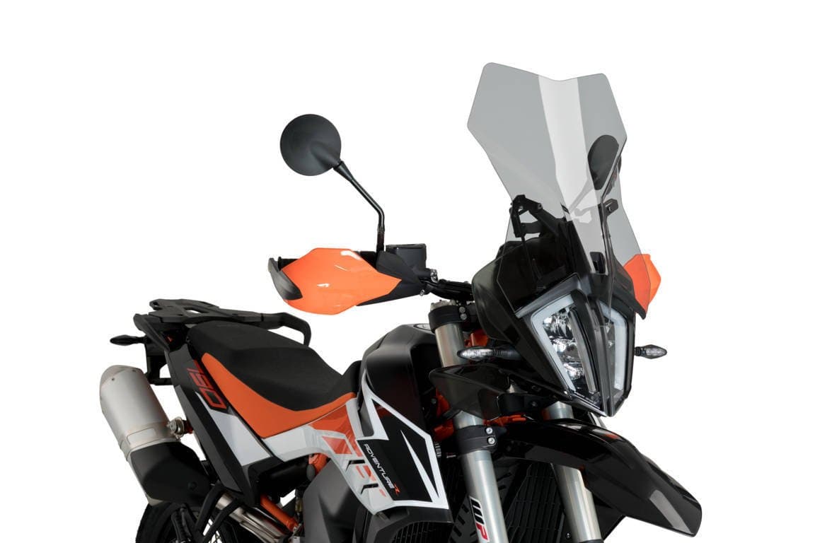 Puig Support M.E.M. Manual Screen Adjustment System | KTM 890 Adventure 2021>2022-M20504N-Screens-Pyramid Motorcycle Accessories