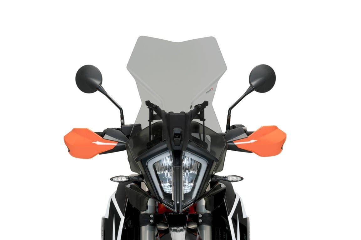 Puig Support M.E.M. Manual Screen Adjustment System | KTM 890 Adventure 2021>2022-M20504N-Screens-Pyramid Motorcycle Accessories