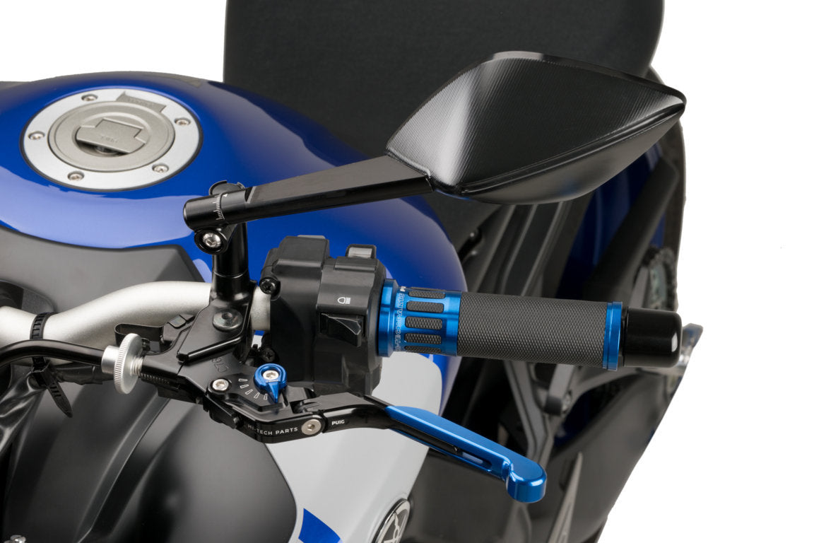 Puig Top Tech 1 Mirror - Left - M8/M10 Fitment | Black -  Shop name