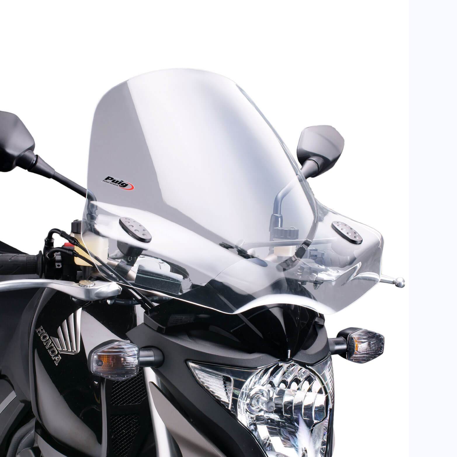Puig Touring 2 Screen | Clear | Triumph Street Scrambler 2017>2022-Screens-Pyramid Motorcycle Accessories
