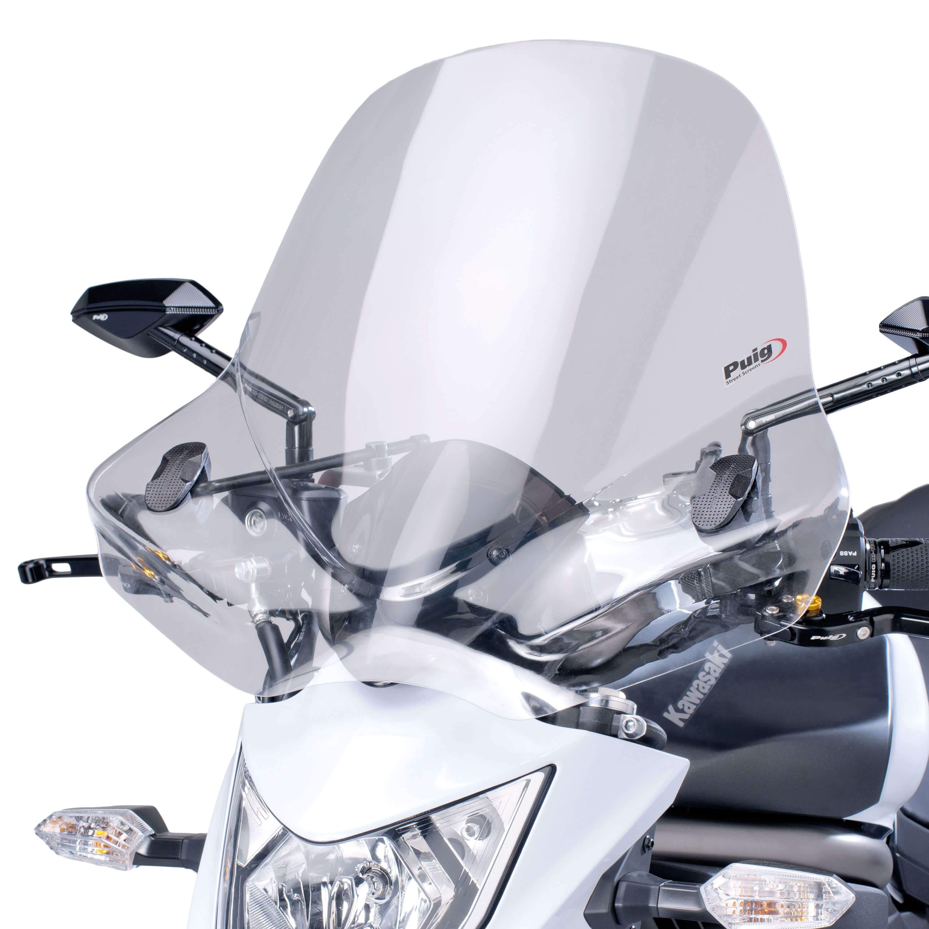 Puig Touring 2 Screen | Clear | Triumph Street Scrambler 2017>2022-Screens-Pyramid Motorcycle Accessories