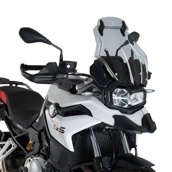 Puig Touring Screen A with Visor | Light Smoke | BMW F 800 GS 2024>Current