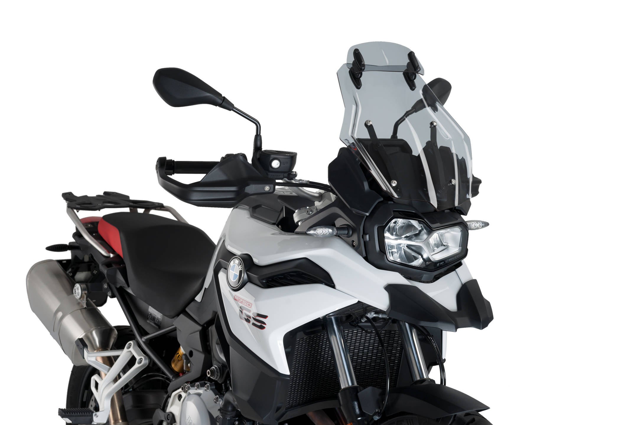 Puig Touring Screen A with Visor | Light Smoke | BMW F800 GS 2024>Current-M3832H-Screens-Pyramid Motorcycle Accessories