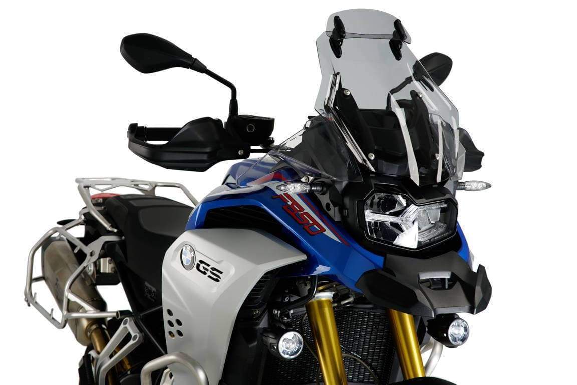 Puig Touring Screen B with Visor | Light Smoke | BMW F800 GS 2024>Current-M3831H-Screens-Pyramid Motorcycle Accessories