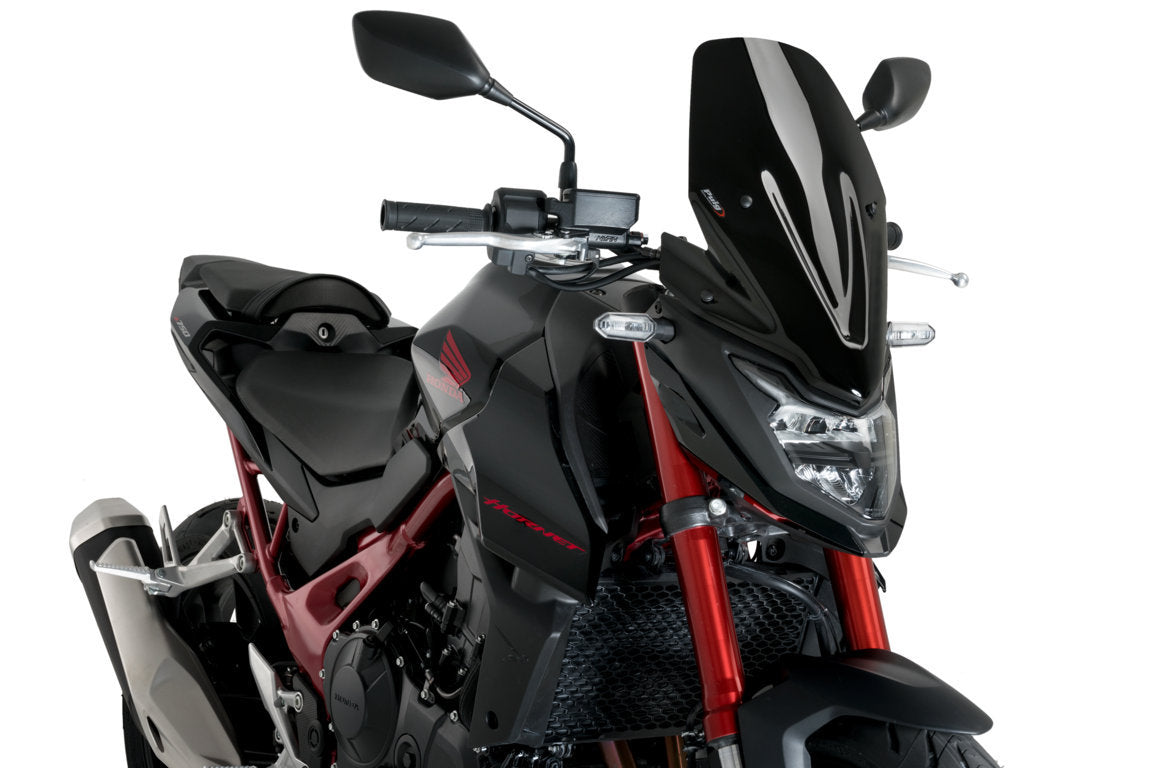 Puig Touring Screen | Black (Opaque) | Honda CB750 Hornet 2023>2024 -  Shop name