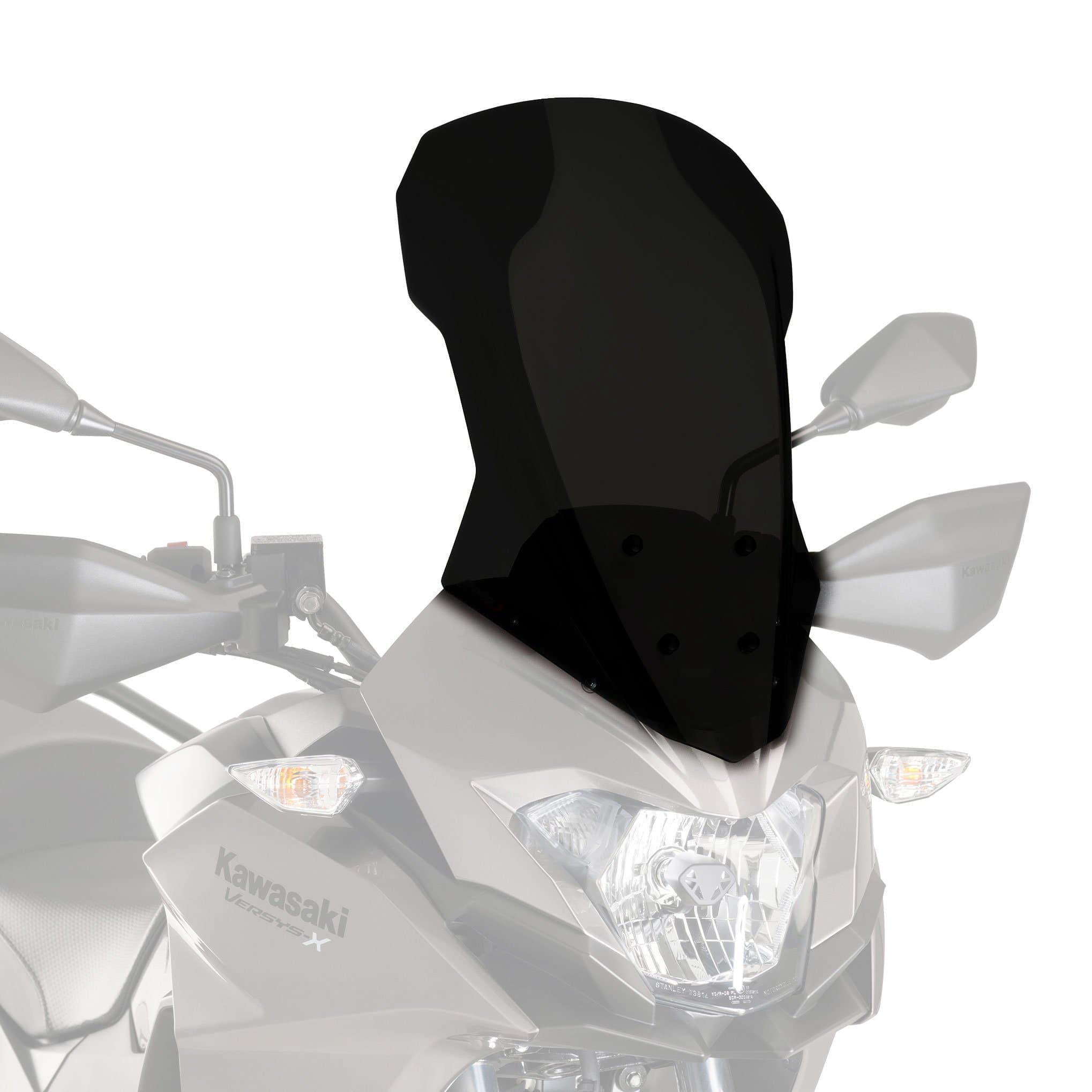 Puig Touring Screen | Black (Opaque) | Kawasaki Versys-X 300 2017>2023 -  Shop name