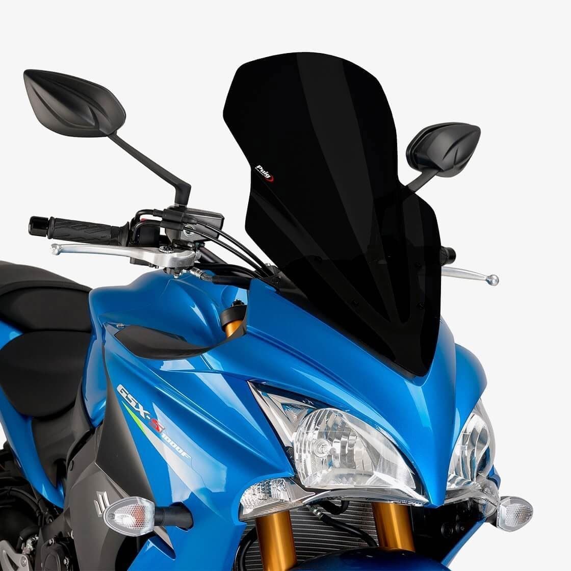 Puig Touring Screen | Black (Opaque) | Suzuki GSX-S 1000 FA 2015>2020 -  Shop name