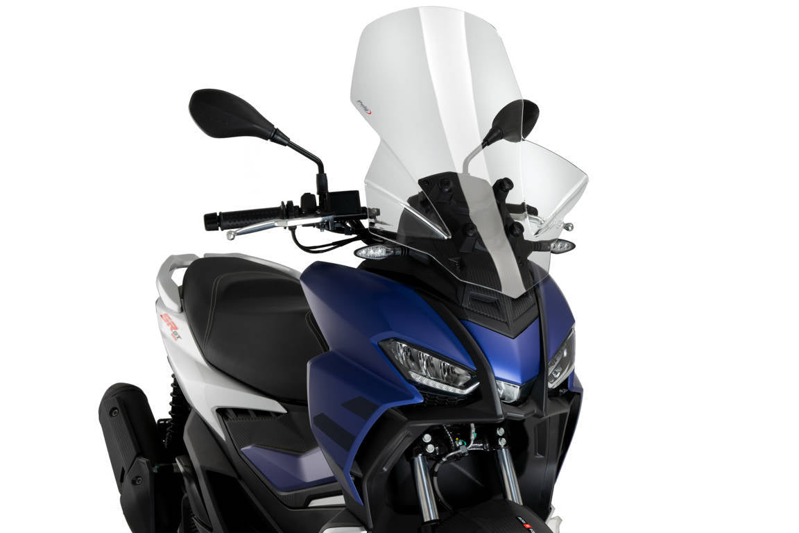 Puig Touring Screen | Clear | Aprilia SR GT 125/200 2022>Current-M21482W-Screens-Pyramid Motorcycle Accessories