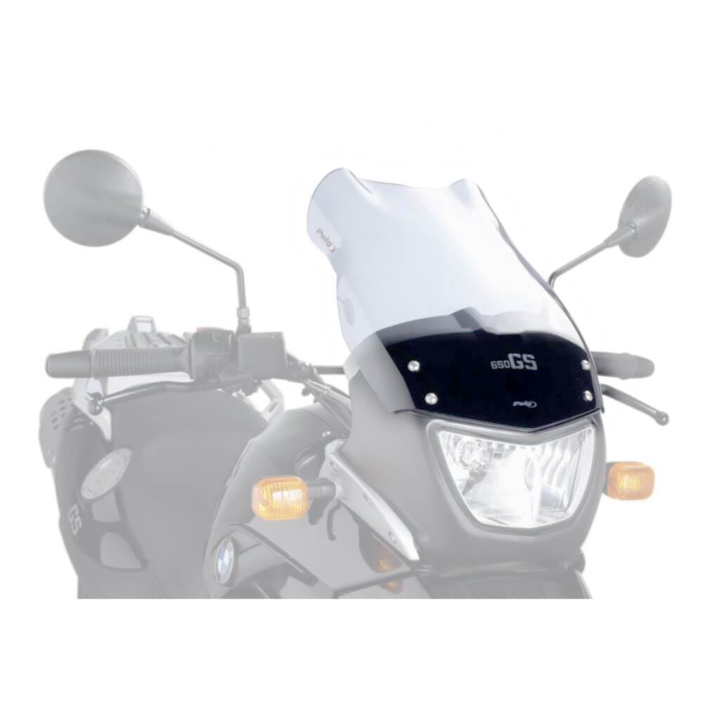 Puig Touring Screen | Clear | BMW F 650 GS 2004>2007-Screens-Pyramid Motorcycle Accessories
