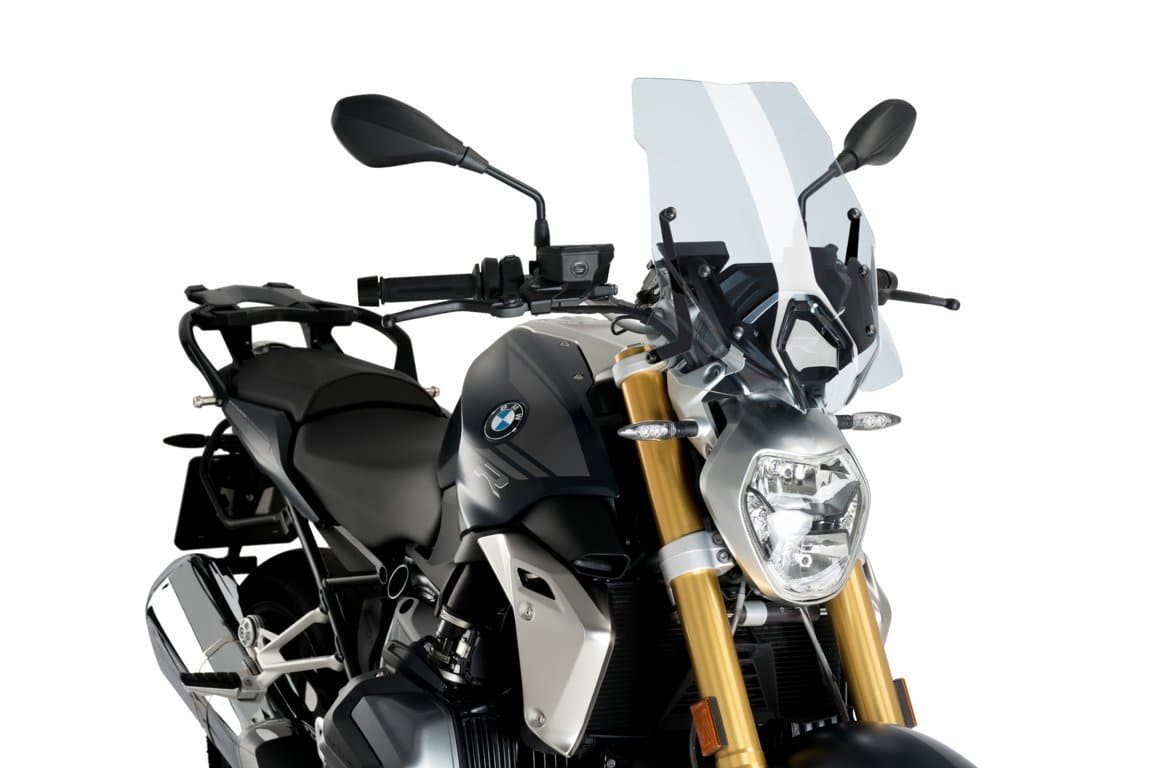 Puig Touring Screen | Clear | BMW R1250 R 2019>Current (With BMW screen support)-M3626W-Screens-Pyramid Motorcycle Accessories
