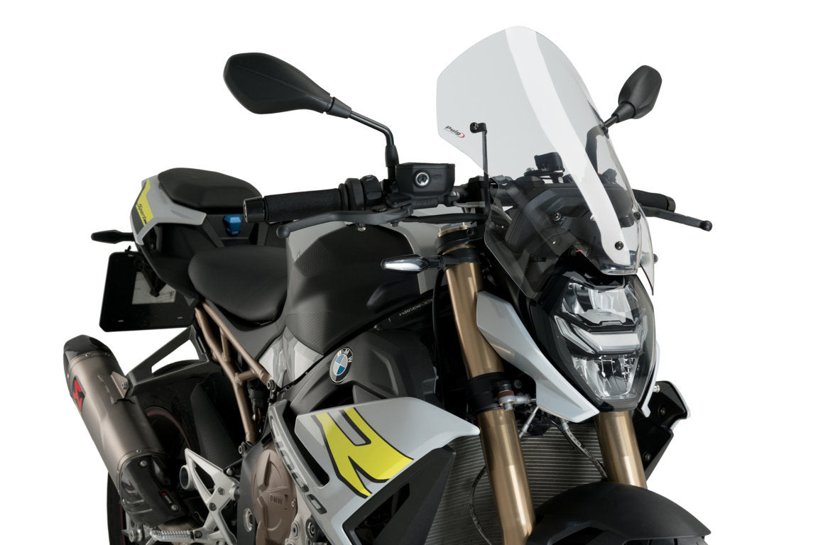 Puig Touring Screen | Clear | BMW S 1000 R 2021>Current-Screens-Pyramid Motorcycle Accessories