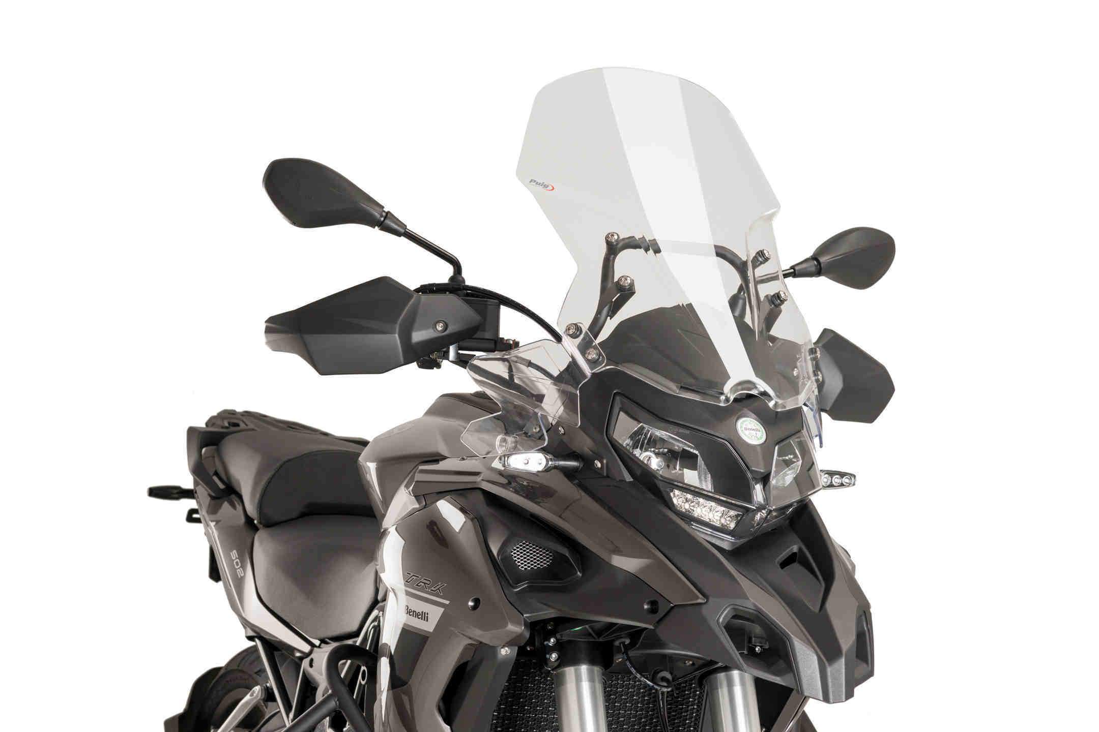 Puig Touring Screen | Clear | Benelli TRK 502 X 2016>2023-M9485W-Screens-Pyramid Motorcycle Accessories