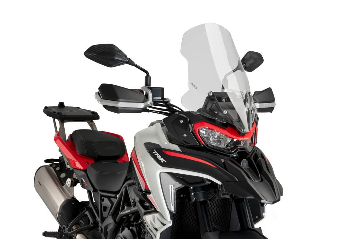 Puig Touring Screen | Clear | Benelli TRK 702/702X 2023>Current-M21754W-Screens-Pyramid Motorcycle Accessories