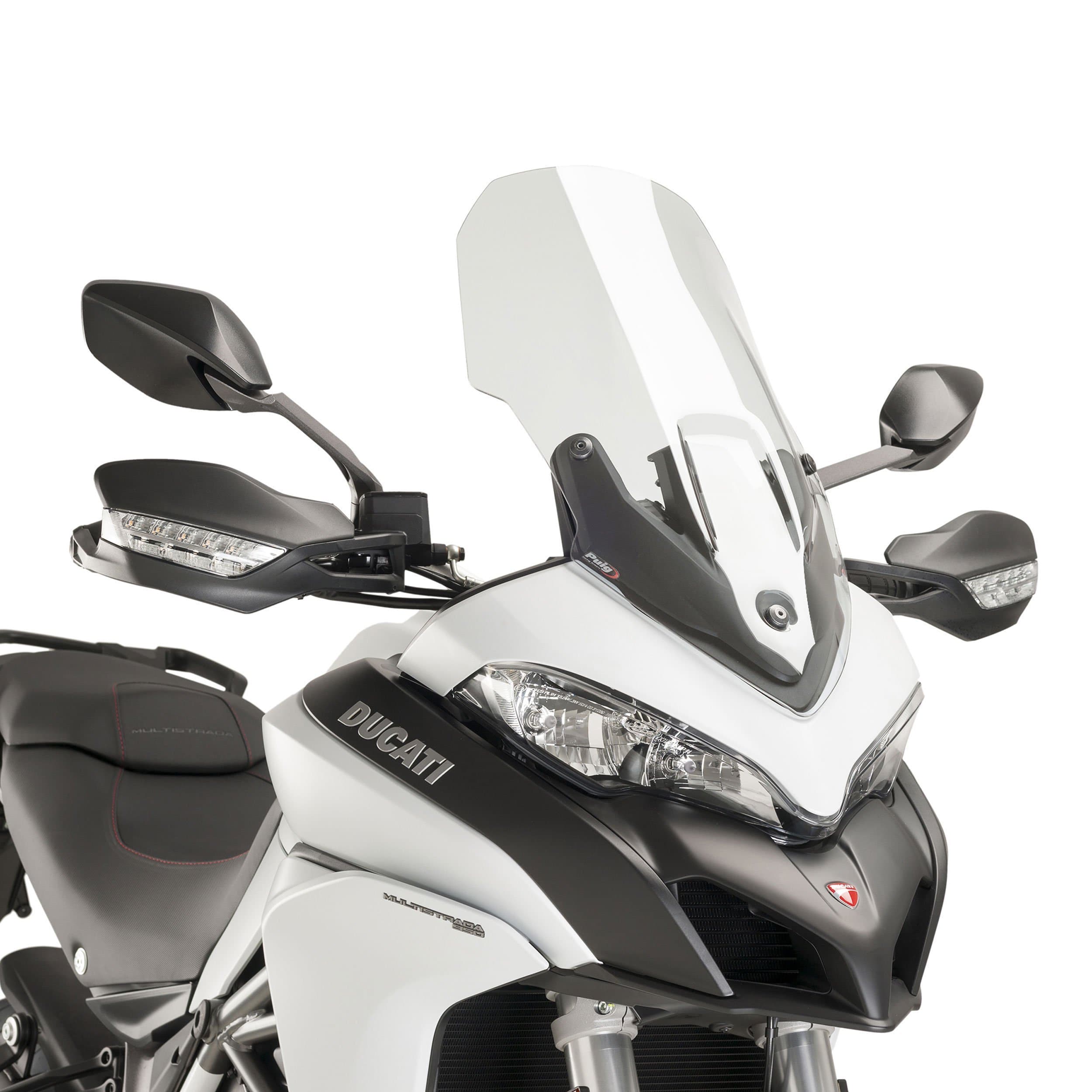 Puig Touring Screen | Clear | Ducati Multistrada 1200 Pikes Peak 2016>2017-Screens-Pyramid Motorcycle Accessories