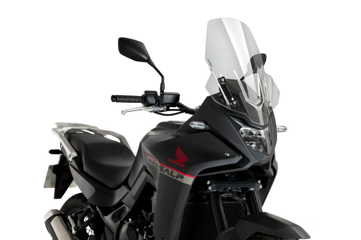 Puig Touring Screen | Clear | Honda XL750 Transalp 2023>Current-M21656W-Screens-Pyramid Motorcycle Accessories