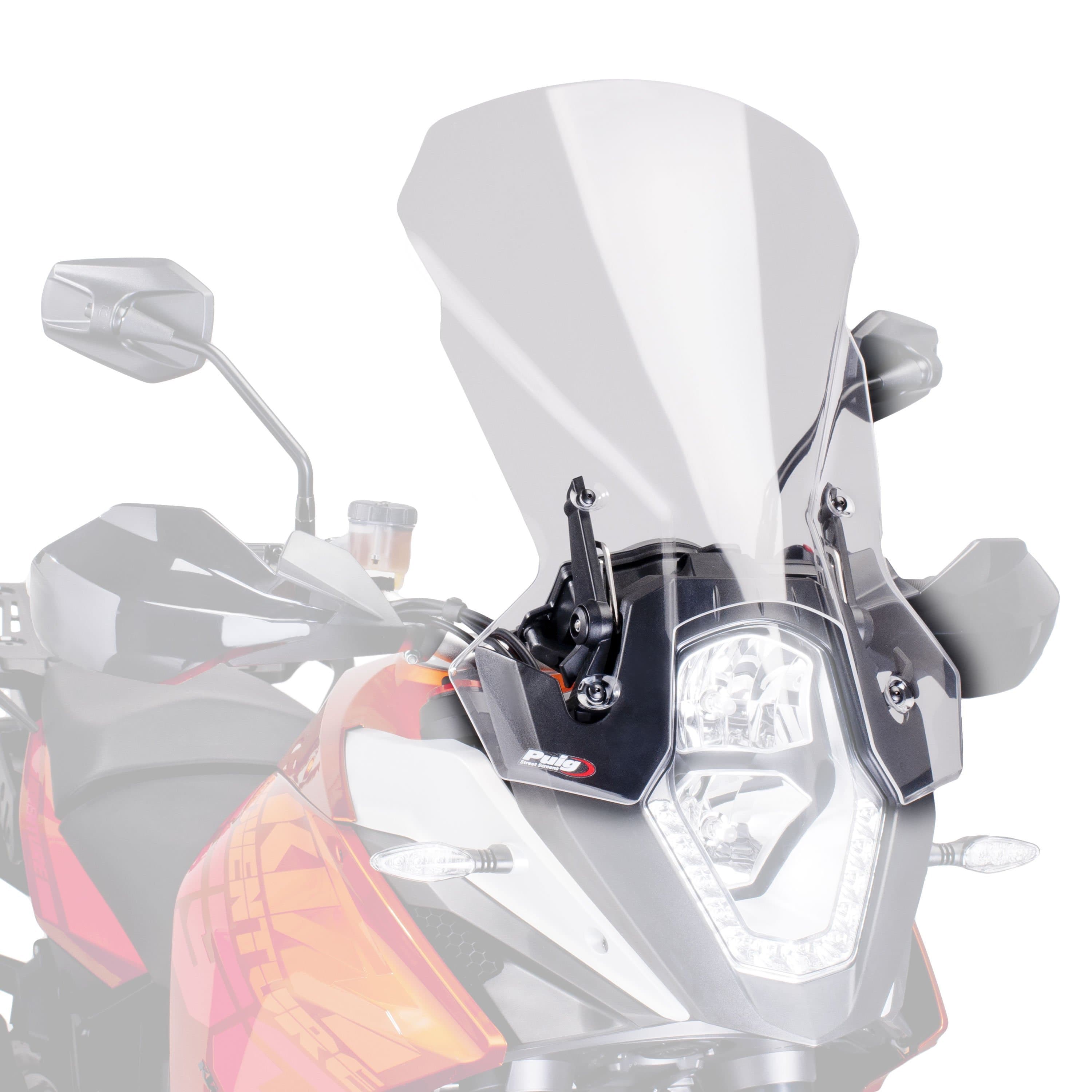 Puig Touring Screen | Clear | KTM 1090 Adventure R 2017>2020-M6494W-Screens-Pyramid Motorcycle Accessories