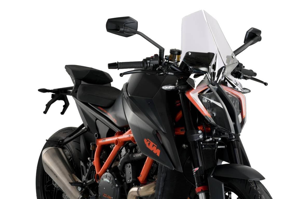 Puig Touring Screen | Clear | KTM 1290 Superduke R 2020>Current-M20461W-Screens-Pyramid Motorcycle Accessories