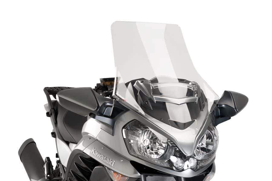 Puig Touring Screen | Clear | Kawasaki GTR 1400 2015>2020-M7628W-Screens-Pyramid Motorcycle Accessories
