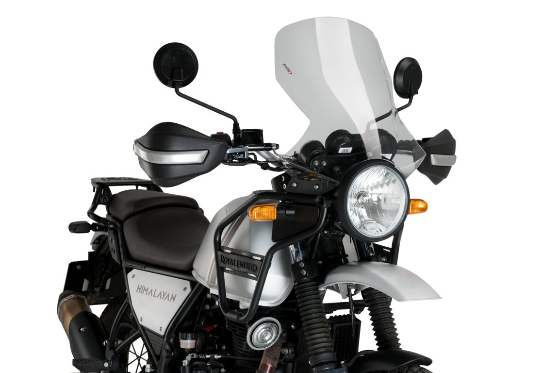 Puig Touring Screen | Clear | Royal Enfield Himalayan 410 2021>2023 -  Shop name