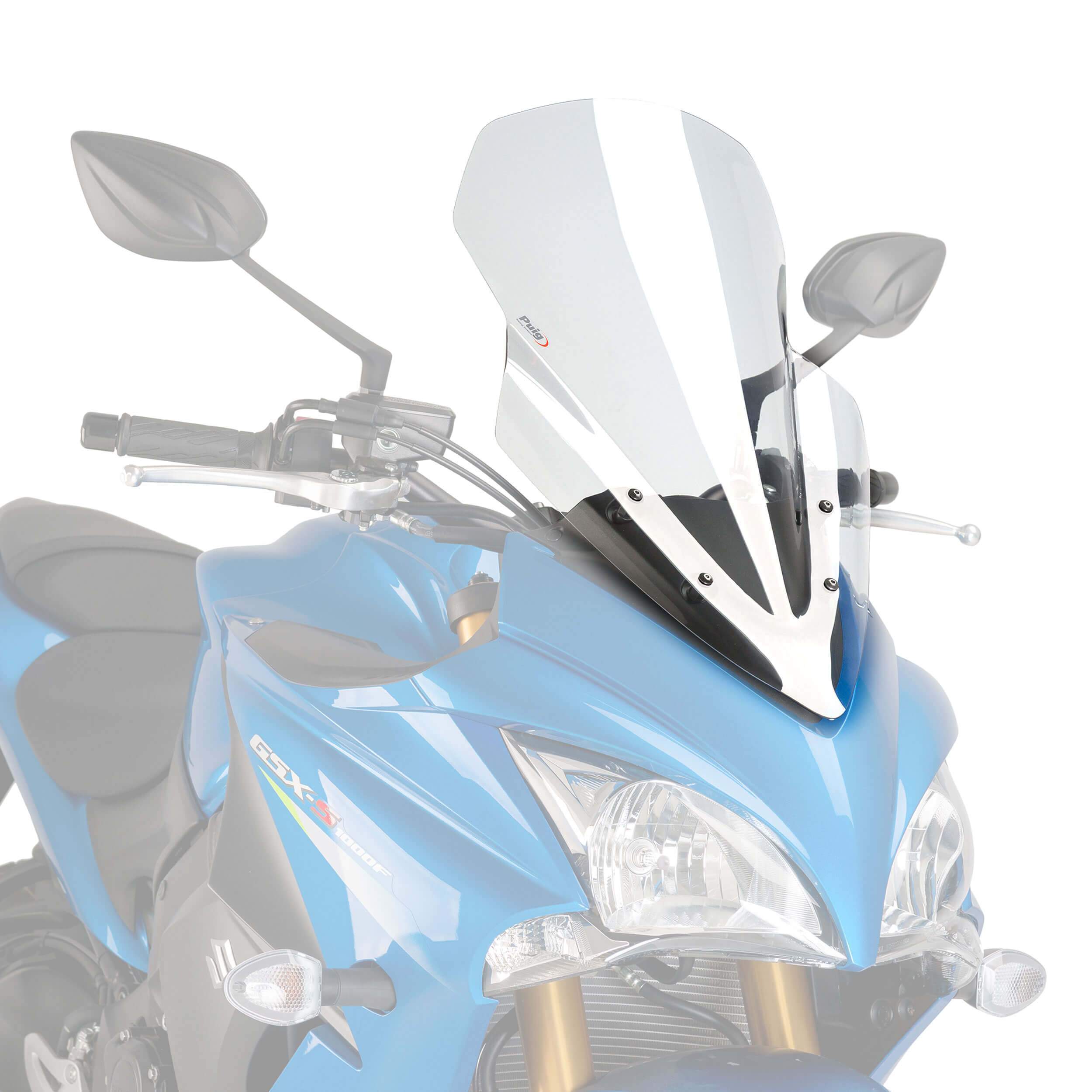 Puig Touring Screen | Clear | Suzuki GSX-S 1000 FA 2015>2020-M7640W-Screens-Pyramid Motorcycle Accessories
