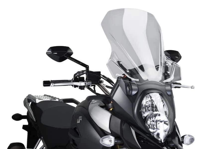 Puig Touring Screen | Clear | Suzuki V-Strom 1000 2014>2019-M7229W-Screens-Pyramid Motorcycle Accessories