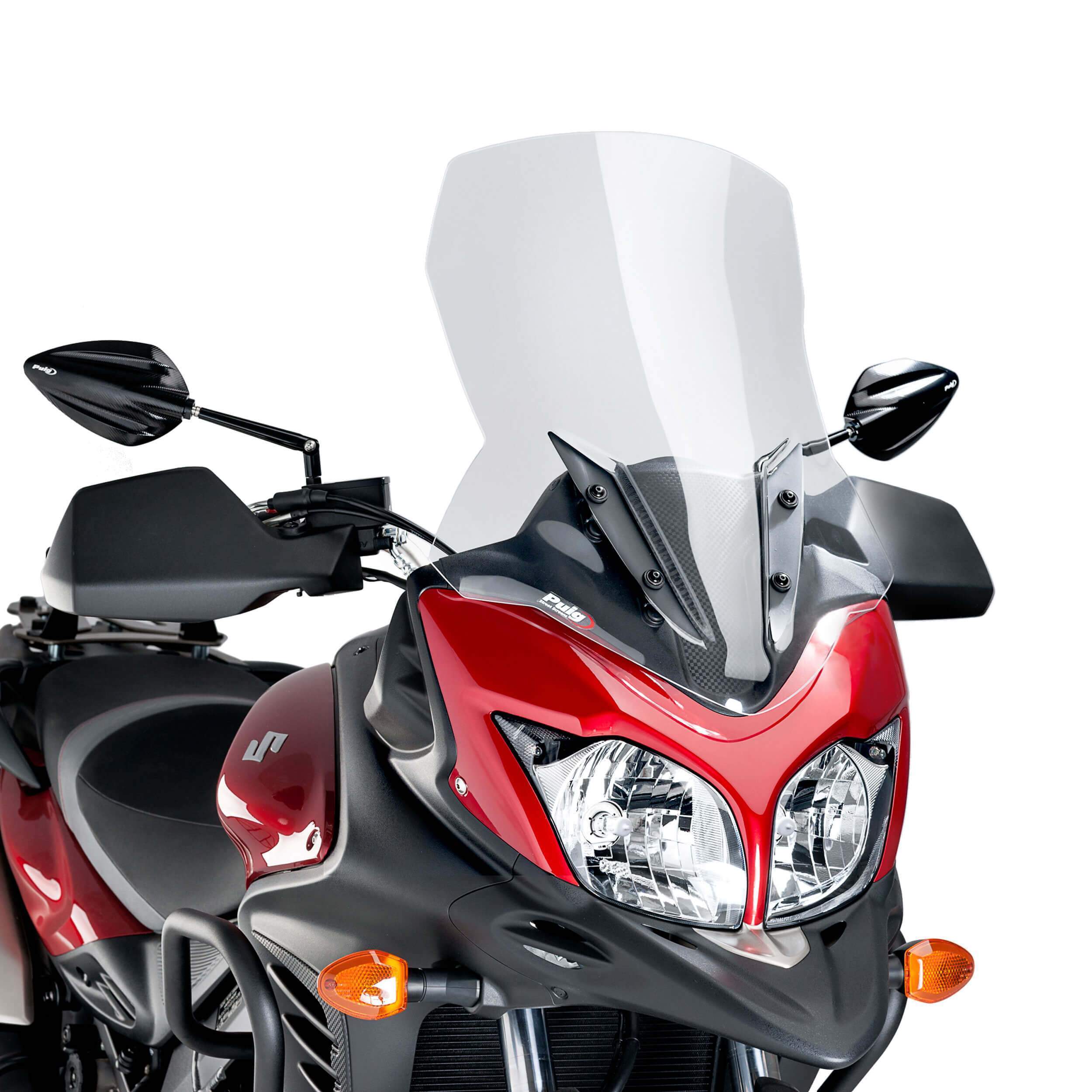 Puig Touring Screen | Clear | Suzuki V-Strom 650 2012>2016-M5895W-Screens-Pyramid Motorcycle Accessories