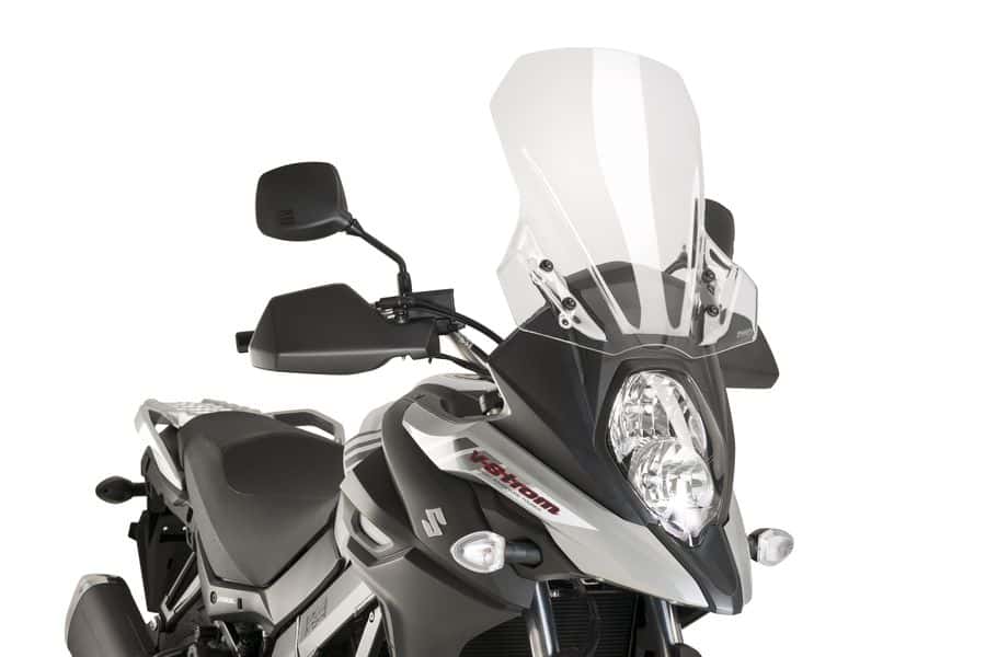 Puig Touring Screen | Clear | Suzuki V-Strom 650 2017>2023-M9719W-Screens-Pyramid Motorcycle Accessories
