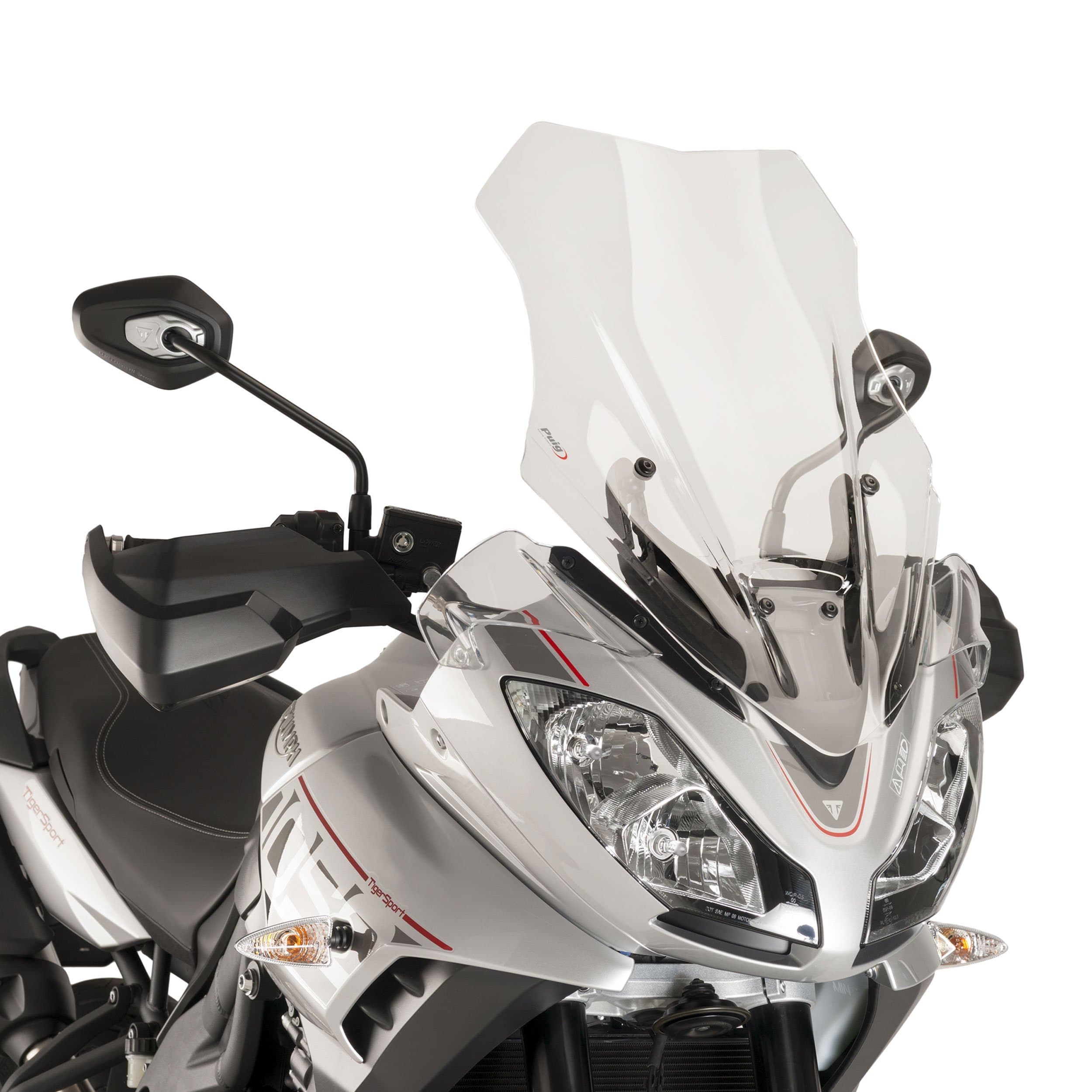 Puig Touring Screen | Clear | Triumph Tiger 1050 Sport 2016>2020-M9200W-Screens-Pyramid Motorcycle Accessories
